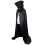 59 Polegadas Traje de Halloween Capa da Morte Manto da Morte Preto Manto Do Diabo Tamanho L 1,5 M de Comprimento Adequado para ÁRea Externa Conjunto 1
