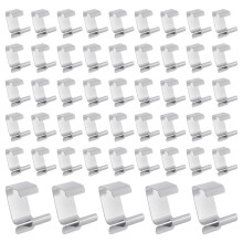 50 Stuks Kerstverlichting Dakgoothaken Gegalvaniseerde Kerstverlichting Dakhaken Kerstverlichting Clips Kerstverlichting DakgoothangersB