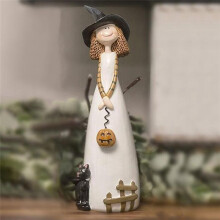 Figurines et Statues de SorcièRe D'Halloween DéCoration D'IntéRieur SorcièRes en RéSine Sculpture D'Elfe Mignonne C