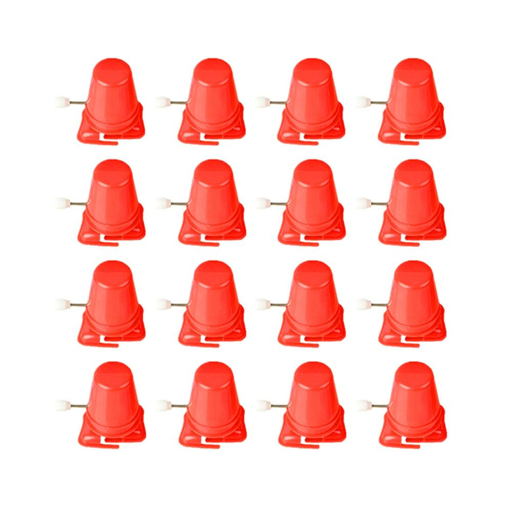 Saudism Red 60Pcs Clockwork Legged Robot Kids Toy Wind Toy Movement Mechanism Movement Plaything Toys For Sports Kids Toy