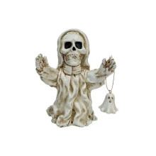 Hoofdband Schedel Decoratie Skelet Beeldjes Cool Standbeeld Schedel Halloween Schedel Horrible Ornamenten voor Home Decor B