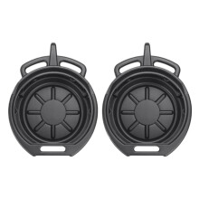 2 Pack 7.5L Plastic Oil Drain Pan Waste Oil Collection Tank Gear Oil Collection Pan