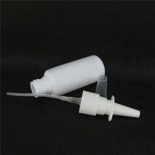50Pcs 10Ml Spray Bottle Refillable Plastic Mist Nose Nasal Sprayer 2