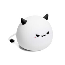 Cute Little Devil Lamp Soft Lighting Small Night Light Bedside Light Black