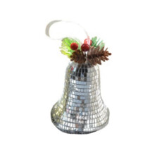 Cloche de Noël Cloches Pendentifs Artisanat de Noël Arbre de Noël Suspendu Cloches Décoration D'Arbre Cadeaux Du Nouvel An Argent