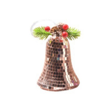 Cloche de Noël Cloches Pendentifs Artisanat de Noël Arbre de Noël Suspendu Cloches Décoration D'Arbre Cadeaux Du Nouvel An Or Rose