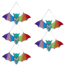 Halloween Decoratie Hangende Vleermuis Acryl Halloween Vleermuis Wanddecoratie Gotische Vleermuis