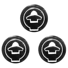 3X Motorrad Kohle Faser Kraftstoff Tank Abdeckung Aufkleber Aufkleber für YZF-R3 R25 R15 MT-03 Tank Deckel Schutz Aufkleber