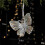 Décorations de Noël Flocon de Neige Transparent Papillon Décoration de Noël A 7