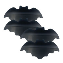 4 Stuks Halloween Bat Spider Acryl Onderzetters Warmte-Isolatie Onderzetters Halloween Keuken Decoratie Benodigdheden
