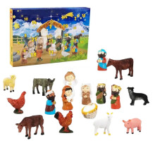 Christelijke Adventskalender Religieuze Geboortekalender Geboorteset Kerst Adventskalender voor Kinderen Jongen