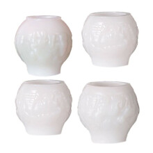 Moldes de Silicona para Velas con Forma de Bola de Nieve para Navidad, 4 Unidades, para Hacer Yeso en Forma de Esfera en Relieve, Jabón Hecho A Mano