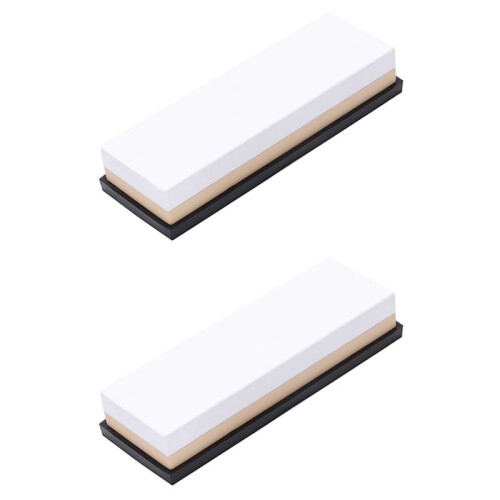 2X Piedra de Afilar Combinada de Estilo Japonés 4000/8000 Grit