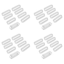 32 Peças Moldes Ovais de Torta de Sobremesa Francesa Mousse de Torta de Frutas Anel de Torta Molde de Bolo de Quiche, Anel de Mousse de Torta de Aço