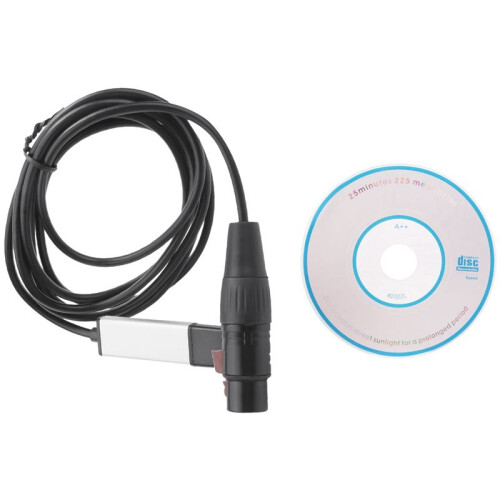 2X DMX512 USB DMX Interface Adapter LED Stage Lighting Controller, USB to DMX Interface Adapter, DMX Controller 2