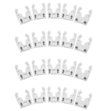 20PCS/Lot ISO30 Tool Holder Clamp Iron+ABS Flame Proof Rubber Claw