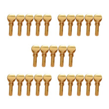 Gold Kupfer Klarinette Saxophon Sax Hals Festziehen Schrauben Sopran Alto Tenor Holzblasinstrument Teile Packung mit 25