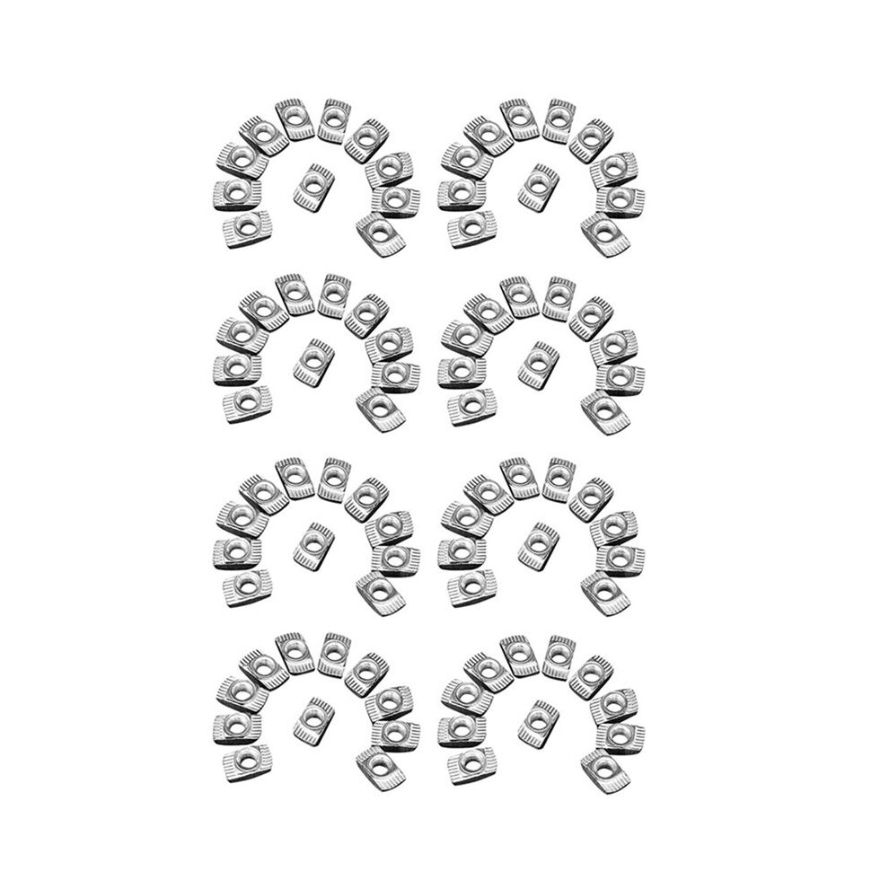 800 Pcs M5 Hammer Nut Carbon Steel Aluminum Connector T Fastener Sliding Nut 4711643129534