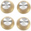 3 Set Gold Top Hat Knob for  for  Gold Foil Button 2
