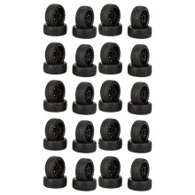 40Pcs High Performance 1/10 Rally Car Rim Wheels and Tires 20101 for HSP HPI RC Car