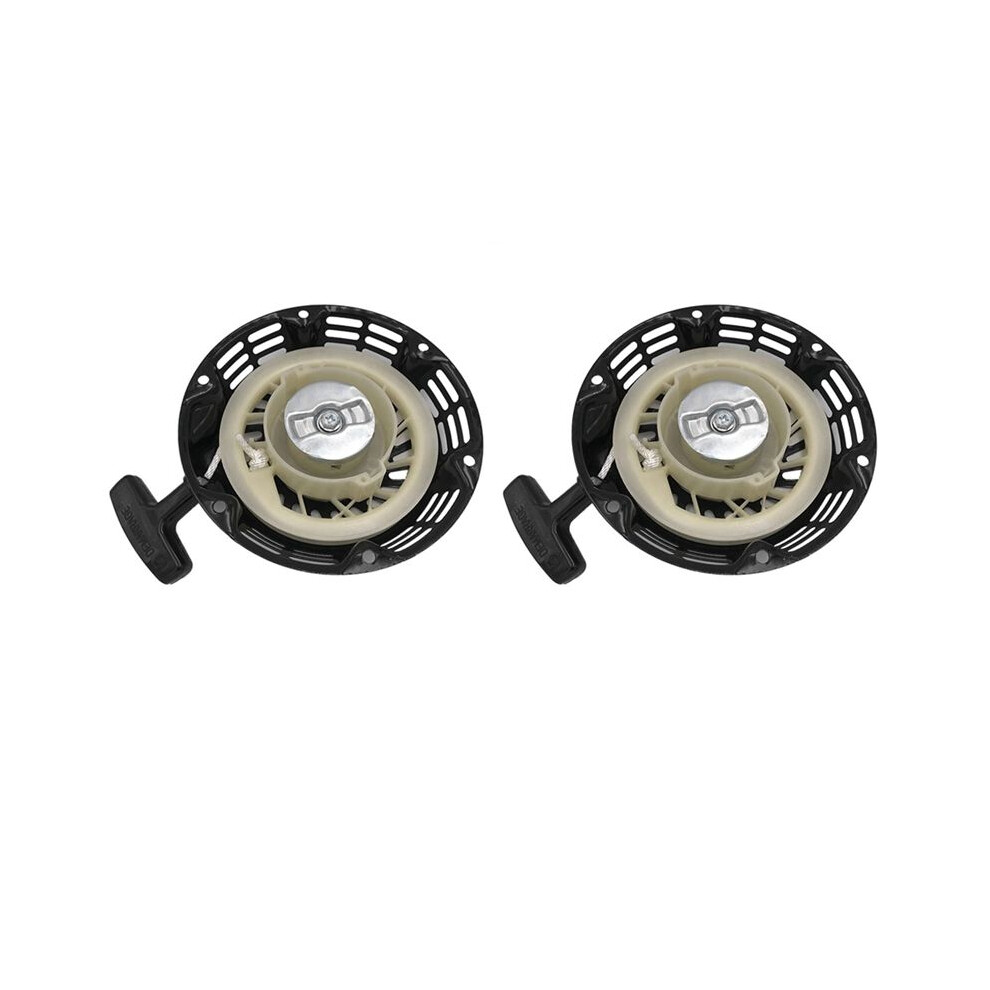 2X Black Rewind Pull Fit For Gx160 Gx200 5.5Hp 6.5Hp Grass Trimmer Lawn Mower Chainsaw 6032804025709
