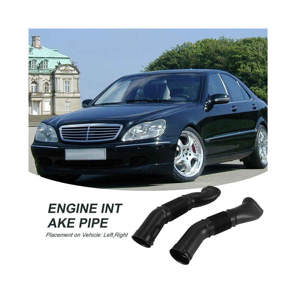 Left & Right Set Air Intake Hose 2000-2006 For W215 W220 S430 S55 Cl500 4712817868440