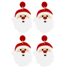 Persoonlijkheid Overdreven Kerstsfeer Oorbellen Kerstman Zoete Oorbellen Schattige Oorbellen