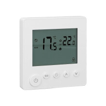 Digitalthermostat 4500W IP20 90V-240V Weiß, 41x86x86mm