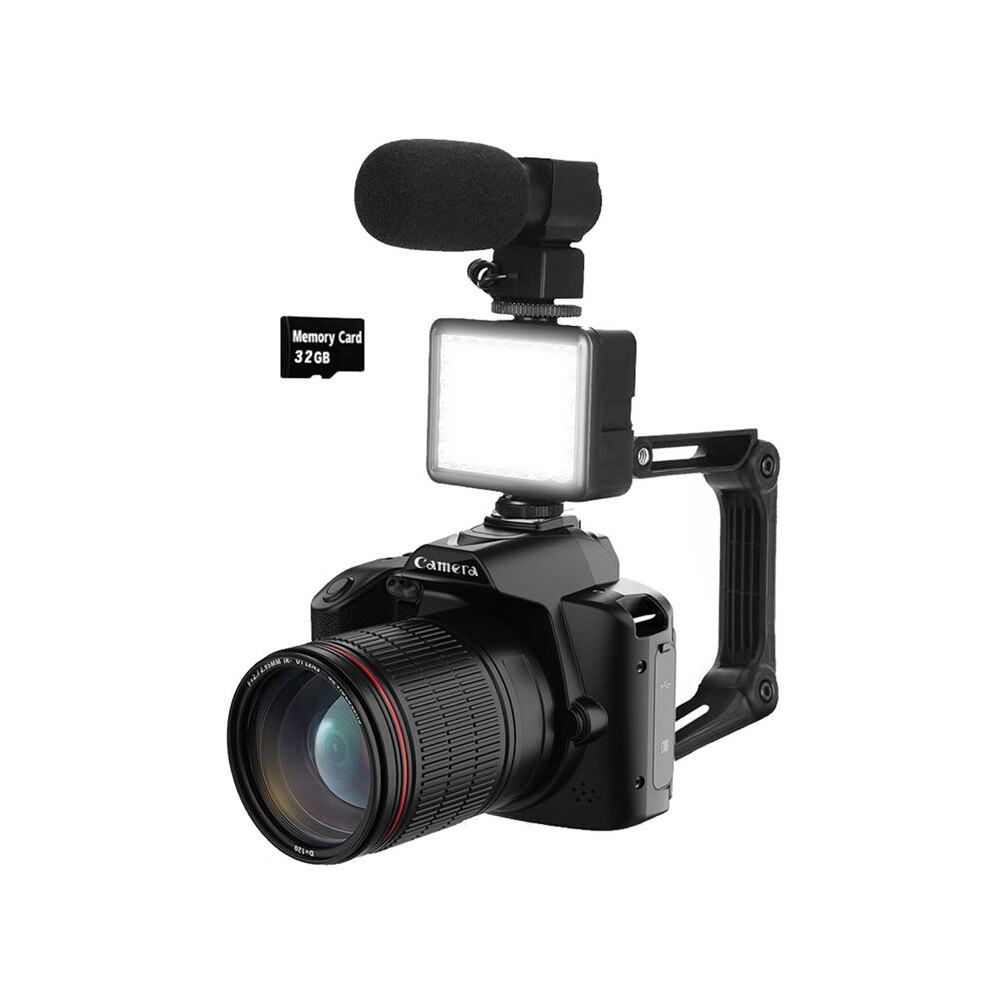 Digital Photography Camera 4K Wifi Webcam Video Recorder 64Mp Camcorder Camera Zoom Blogging Camera With 32G Memory Card 4713283279679