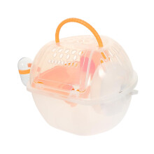 Compact Hamster Carrier Travel Cage Breathable Plastic Box for Mice Ferrets Outdoor Adventures