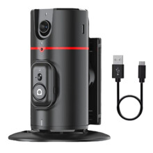 P02 360 Gimbal-Stabilisator Desktop AI Automatisches Tracking Gimbal mit Fernbedienung für Smartphone-Stabilisator
