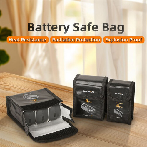LiPo Battery Safe Bag for  4 Pro Flame Retardant Explosion-Proof Battery Storage Case Drone Accessory A 1