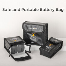 LiPo Battery Safe Bag for 4 Pro Flame Retardant Explosion-Proof Battery Storage Case Drone Accessory C