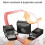 LiPo Battery Safe Bag for  4 Pro Flame Retardant Explosion-Proof Battery Storage Case Drone Accessory A 3