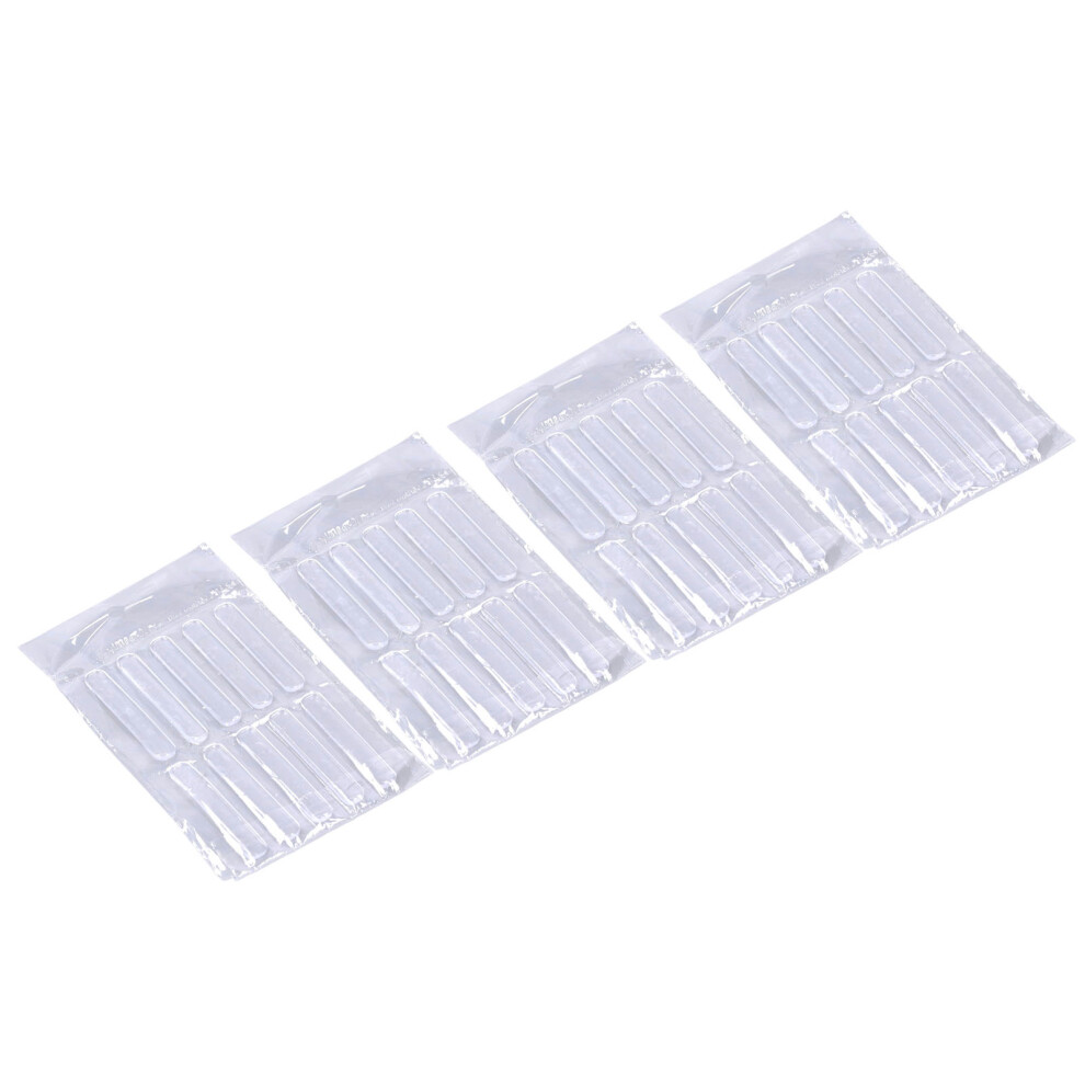 40Pcs Waterproof Transparent Pu Bumper Suitable For Cabinets Drawers & Walls 4081373384511