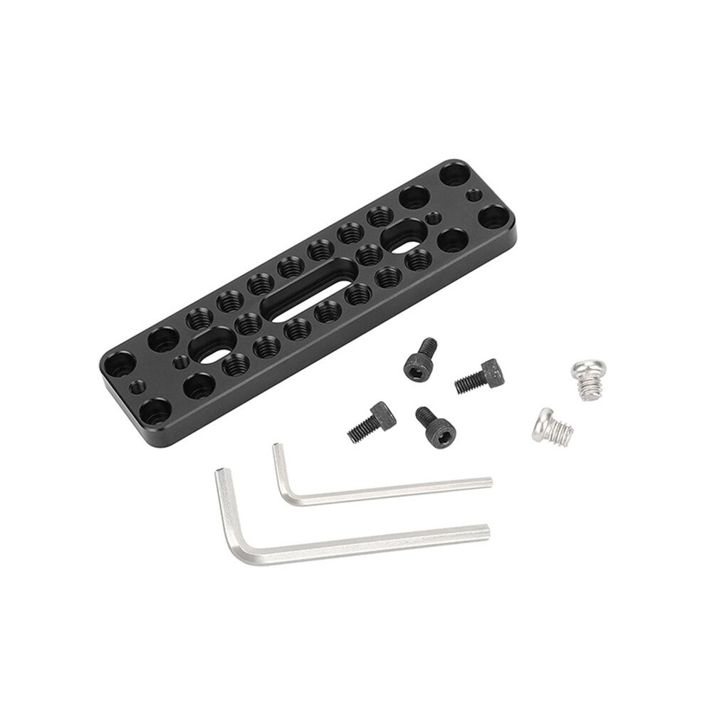 Camera Baseplate Extension Long Cheese Plate With Multiple 1/4Inch-20 Thread Holes For Dlsr Camera Diy Setup 4714124233188