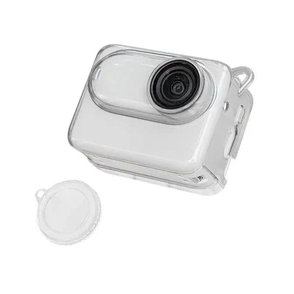 Soft Tpu Anti-Drop Protective Case For Go 3 / 3S Camera Body Protective Case With Lens Cover Transparent 4712128525858