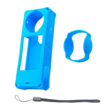 Silikon-Schutzhülle für X5 Kamera, Kratzfest, Sturzsicher, Staubdicht, für Verbesserten Schutz, Blau