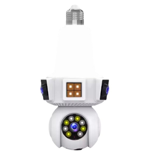 Dual Lens  Home Wireless Wifi E27 Cameras  Cctv Camera IR Night Vision Network Security IP Camera