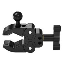 Treppiede da Tavolo con Morsetto Multifunzionale e Robusto, con Testa A Sfera da 17 mm e Regolazione Universale, per Fotografia, In Metallo, A Chela