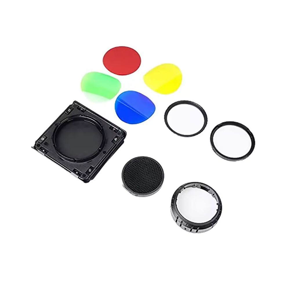 For Bd-10 Barndoor Accessories Kit With Honeycomb Grid And 4 Color Filters For Ad300pro Flash 6031665748062
