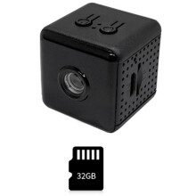 Cámara X6 HD 1080P, Pequeña Cámara Inalámbrica con Wifi, Detección de Movimiento, Alertas de Seguridad, Visión Nocturna.