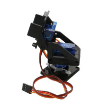 1 Satz Doppelachsen-Servo-Gimbal-Antivibrationskamera-Plattformhalterung PTZ-Schwenk-/NeigungsgeräT mit 2 9G-Servos für die FPV-Drohnenmontage
