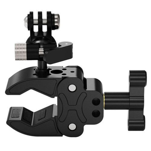 Abrazadera de Aluminio Resistente para Cámara DSLR, Trípode, Micrófono, Luces, Soporte de 1/4"