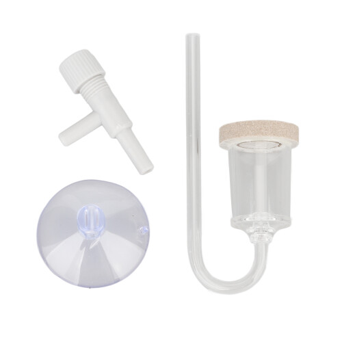 Transparent Acrylic Aquarium CO2 Diffuser with High Dissolution Rate and Bubble Counter 1
