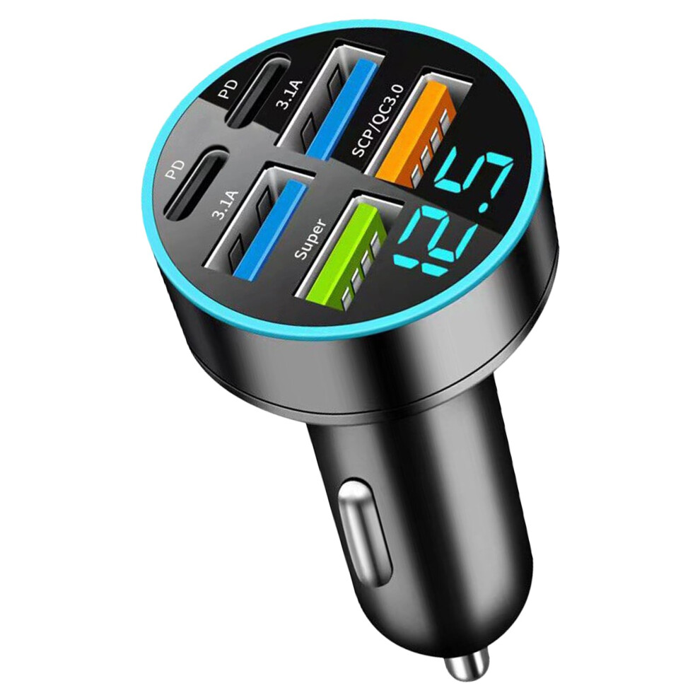 66W Multi Port Car Charger Usbc And Usba Fast Charging With Smart Overcharge Protection 9426802610086