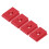 4 Stück Schlitzmutter T-Typ 30er Serie M8 Aluminium Rot 1