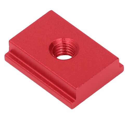 4 Stück Schlitzmutter T-Typ 30er Serie M8 Aluminium Rot 1