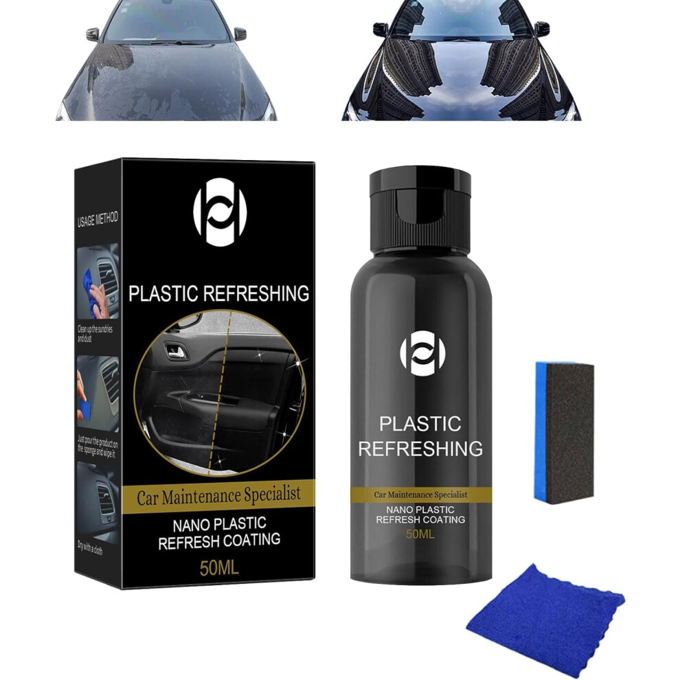Lakiso Plastic Revitalizing Coating Agent, Car Quick Restorer (5 Pcs) 9382693668899