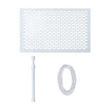 Pool Leaf Skimmer Net Set, Protective Grille for Above Ground Pools, Lightweight